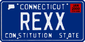 License Plate: REXX